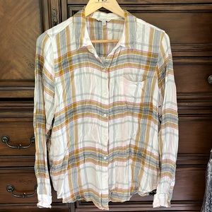 Lucky Brand plaid top - Sz XL